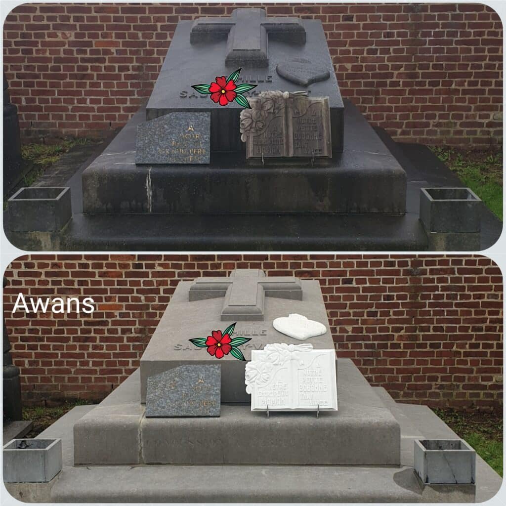 Awans nettoyage de tombe